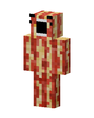 Red Mob skin, 3D preview
