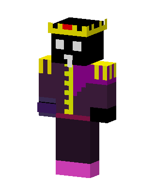 Black King Minecraft black skin