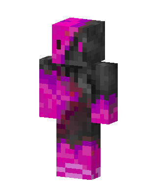 Pink E-Girl skin, 3D preview