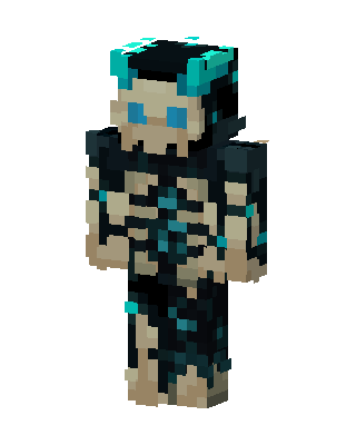Black Fighter Boy skin, 3D preview