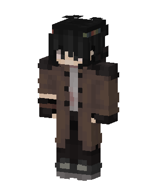 Brown Anime Minecraft skin