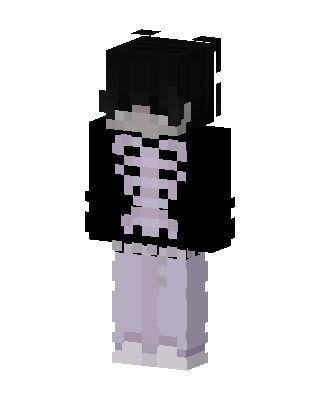 Skeleton Hoodie Minecraft skin