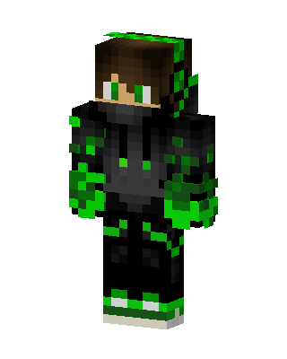 Black Creeper Boy skin, 3D preview