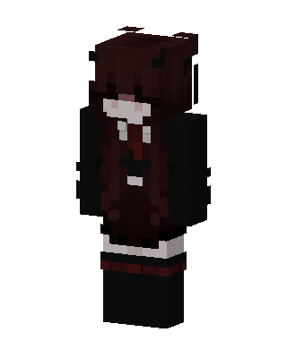 Brown Player Girl skin, 3D preview