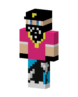 Masked Streetwear skin, 3D preview