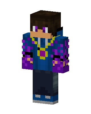 Amethyst Hoodie skin, 3D preview