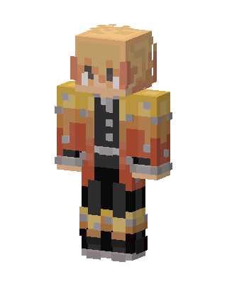 Zenitsu Agatsuma skin, 3D preview