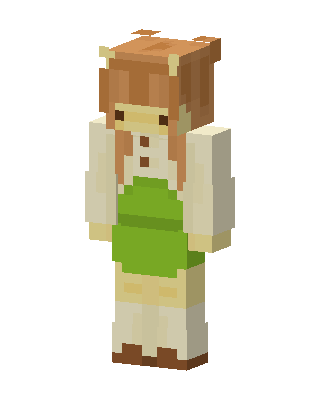 White Dress Girl Minecraft skin