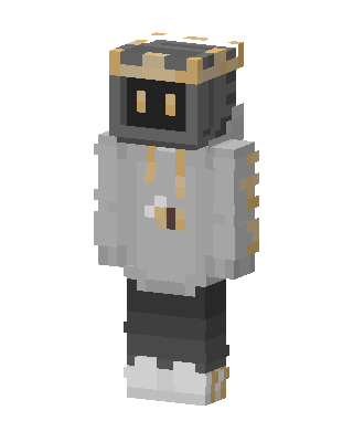 Gray Robot Minecraft skin