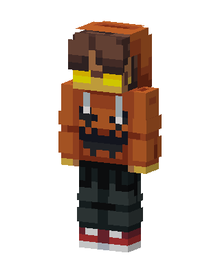 Pumpkin Hoodie Boy Minecraft skin