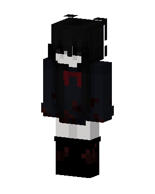 Black Villain Girl Minecraft skin