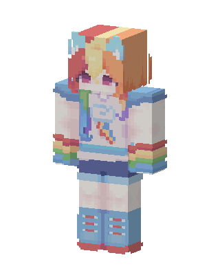 Rainbow Dash skin, 3D preview