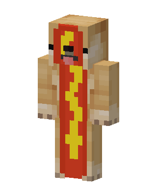 Hot Dog Dog skin, 3D preview