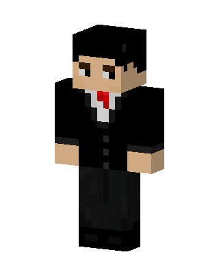 Red Tie Gentleman skin, 3D preview