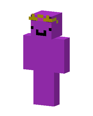 Purple Guy King Minecraft skin