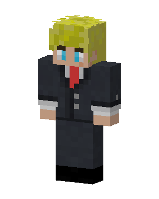 Blond Businessman skin, 3D preview