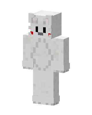 White Animal skin, 3D preview