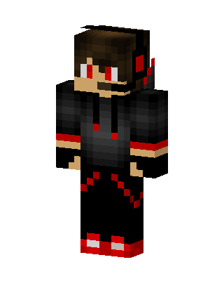 Red Eyed Gamer Minecraft skin