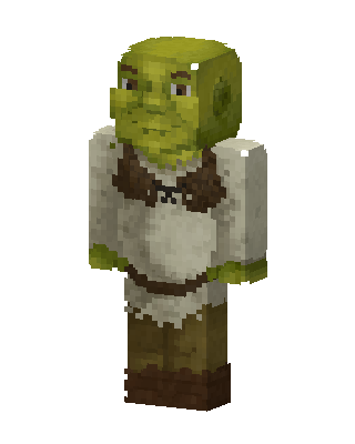 Shrek skin, 3D preview