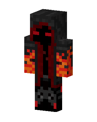 Black Villain Boy skin, 3D preview