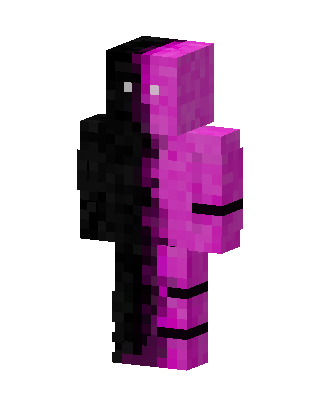 Split Shadow Minecraft pink skin
