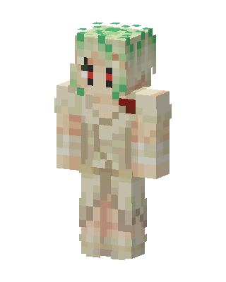 Leafy Mummy skin, 3D preview