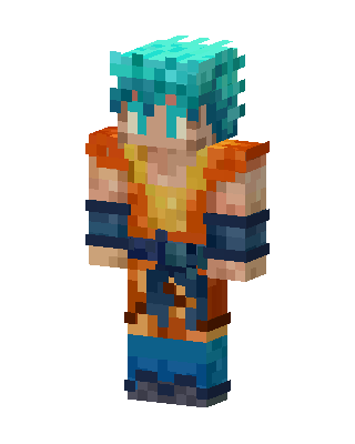 Gogeta Super Saiyan Minecraft skin