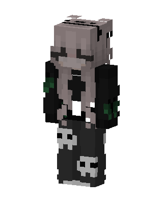 Gray Hero Boy Minecraft skin