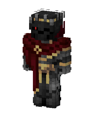 Dark Crimson Knight Minecraft ninja skin