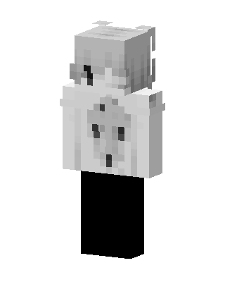 Monochrome Hoodie skin, 3D preview
