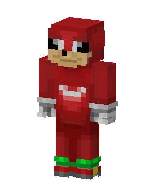 Knuckles skin, 3D preview