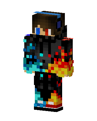 Black Drip Boy skin, 3D preview