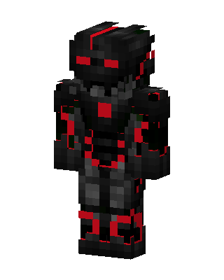 Crimson Mecha skin, 3D preview