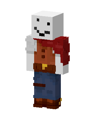 White Cowboy Boy Minecraft skin