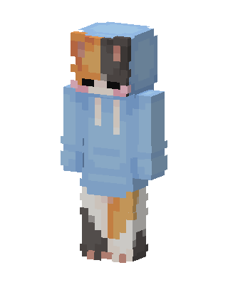 Calico Hoodie Minecraft skin