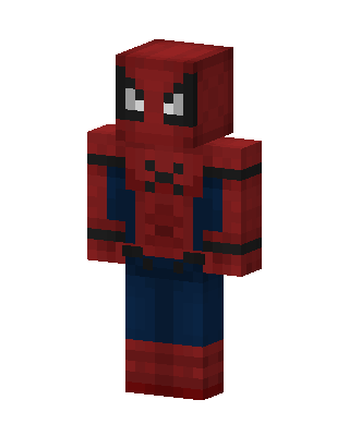 Spider-Man skin, 3D preview