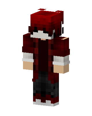 Crimson Hoodie skin, 3D preview