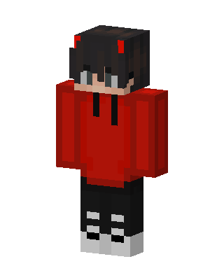 Red Player Boy skin, 3D preview
