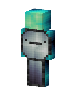 Teal Mob skin, 3D preview