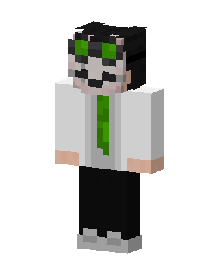 Green Goggles Scientist Minecraft skin