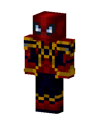 Iron Spider skin, 3D preview