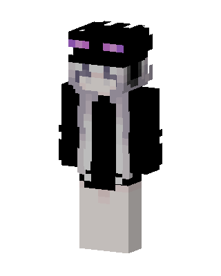 Enderman Hoodie Girl skin worn by Ragdollios