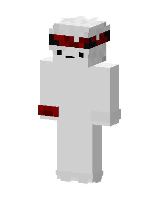 Red Visor Ghost skin, 3D preview