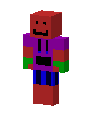 Rainbow Smiley skin, 3D preview