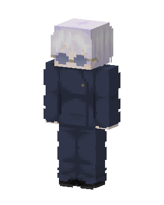 Satoru Gojo skin, 3D preview