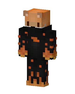 Magma Bear skin, 3D preview