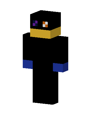 Shadow Ender skin, 3D preview