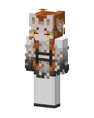 Fox Priestess skin, 3D preview