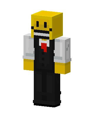 Smiley Waiter skin, 3D preview