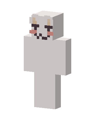 Blushing Bunny skin, 3D preview